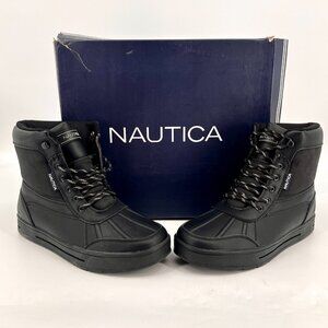 Nautica Padden Mens 9 Black Premium Duck Boots with Yellow and Red Accents Nautica | Shoes | Nautica Padden Mens 9 Black Premium Duck  main image 3